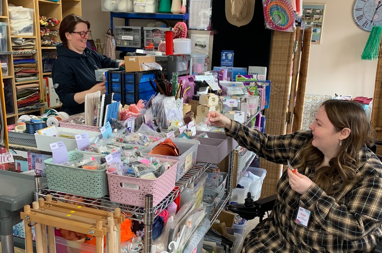 Volunteers with an interest in Arts & Crafts - NEST Creative Spaces CIC